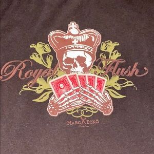 Marc Ecko brown XXL royal flush tee
